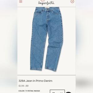Imperfects Brand jeans
